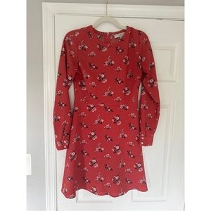 Floral A-line dress from Loft